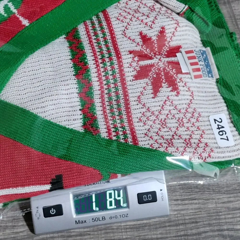 Junk Food Mens Large Star Wars Boba Fett Ugly Christmas Sweater Cardigan - Picture 13 of 15